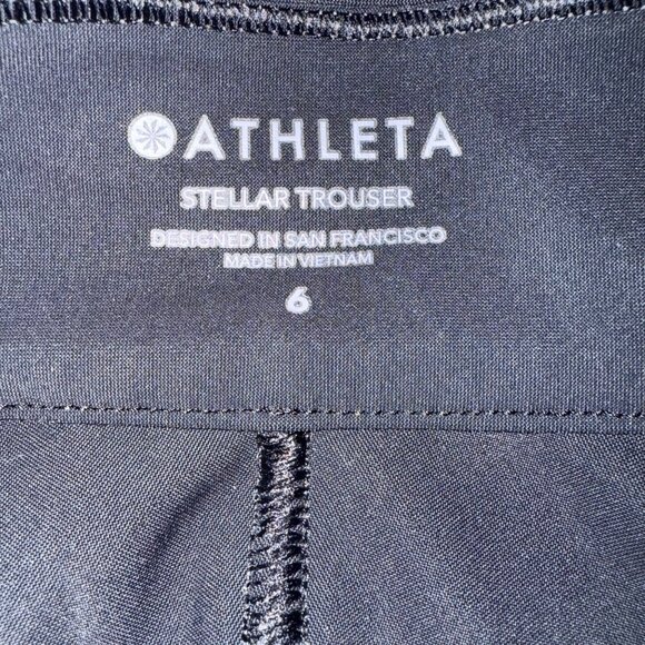 Athleta Stellar‎ Trouser Black Size 6 - Picture 6 of 10